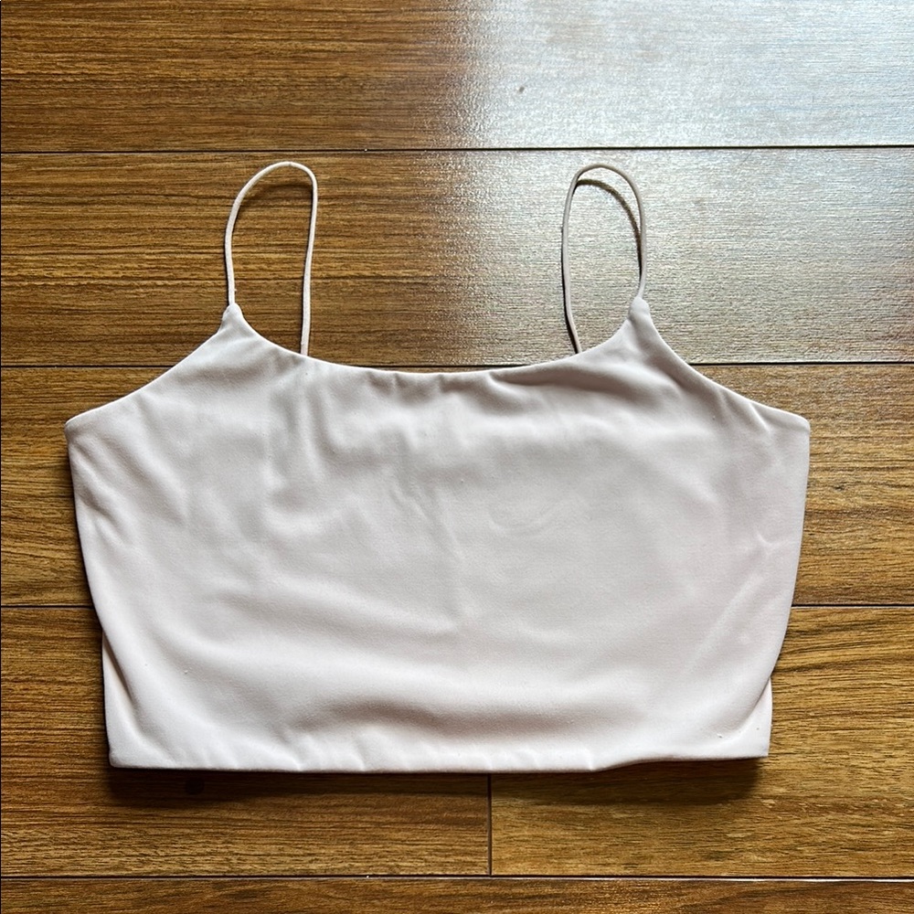 Garage Cream Camisole Crop Top